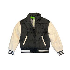 Hudson Black & White Puffer Jacket - New Streetwear